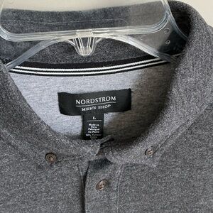 Nordstrom Men's Charcoal Polo Shirt